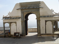 Entrance of Monsoon Palace (Sajjangarh), Udaipur.