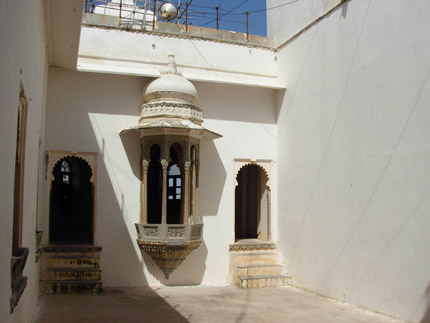 Carved window of Monsoon Palace (Sajjan garh), Udaipur.