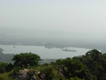 Hilltop at Sajjangarh offers stunning and wider view at lakes of Udaipur city.