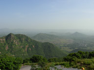 Aravali view from Sajjan Garh Palace, Udaipur.